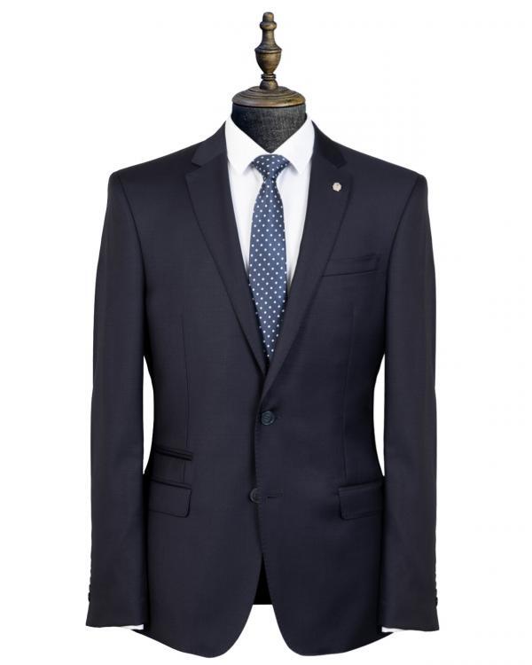 Gray and navy hot sale blue tux